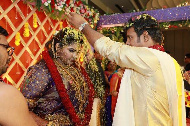 Parthiban and Seetha Daughter Abinaya Wedding Stills